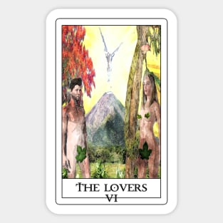 The Lovers Tarot bywhacky Sticker